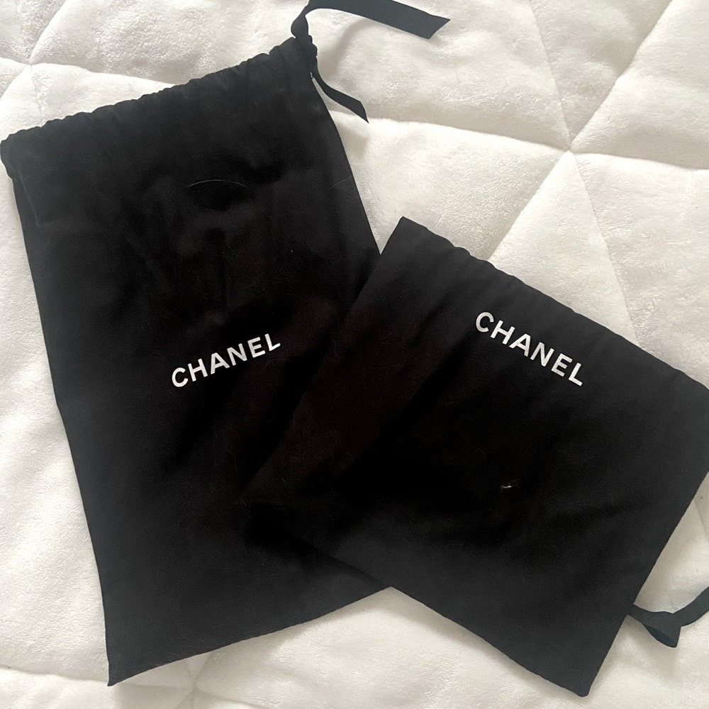 Authentic Chanel dust bags